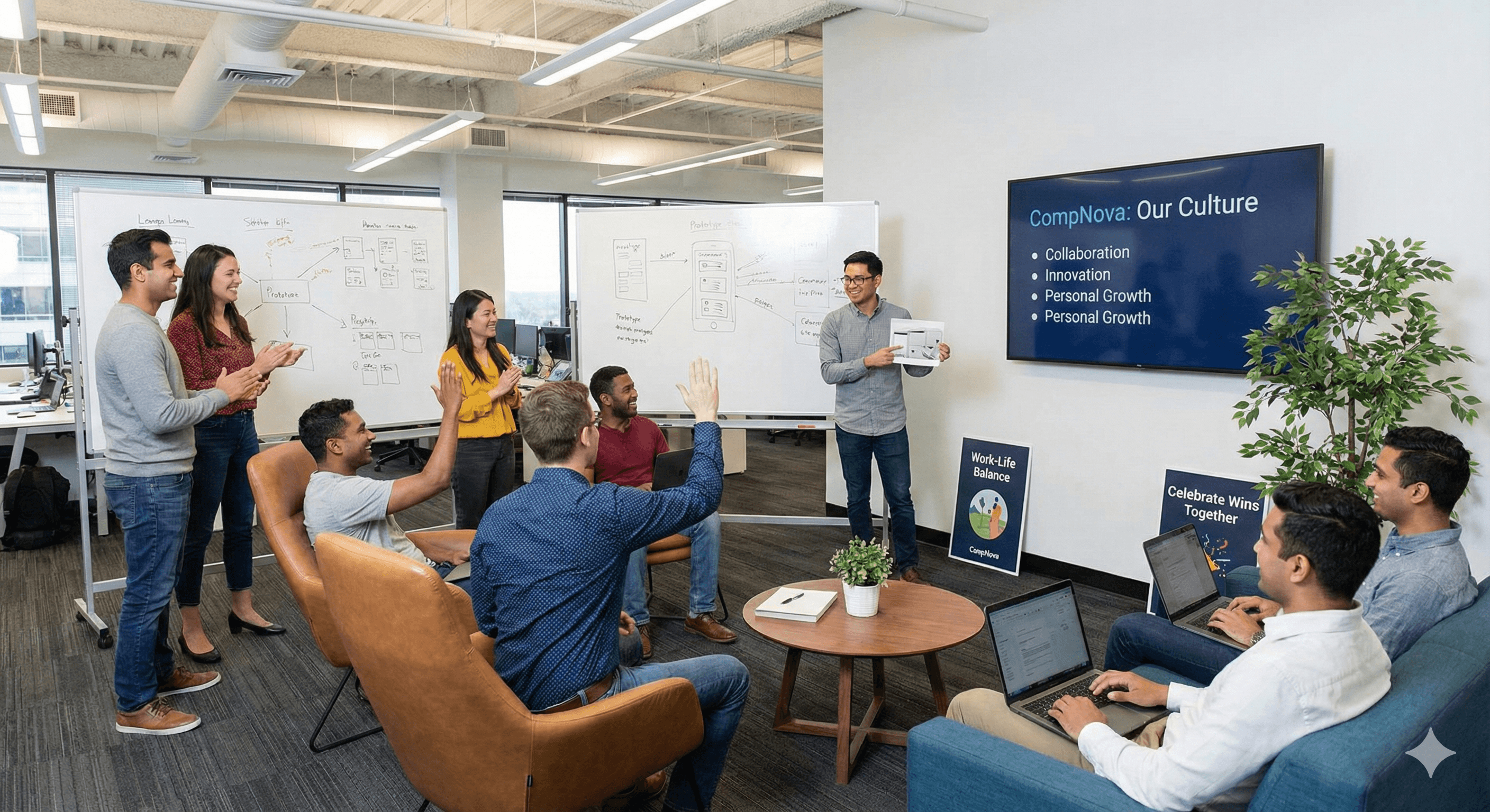 CompNova team collaboration